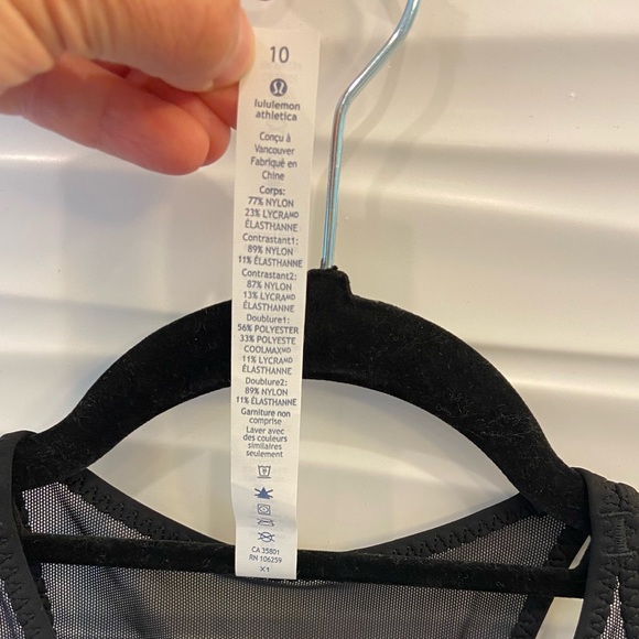 NWT RARE Athletic Athleisure Lululemon Running In The City Tank Size 10 - Picture 14 of 14